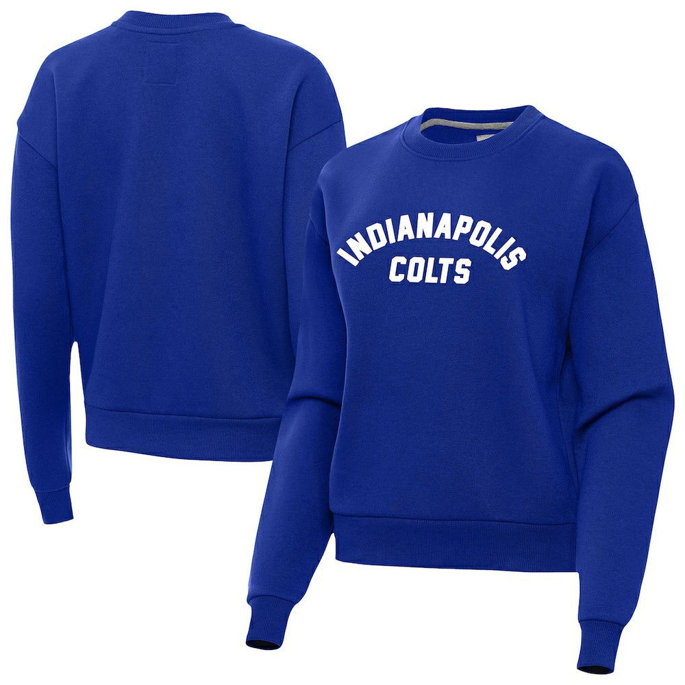 Indianapolis Colts Antigua Women's Victory Sweatshirt - Royal Sweatshirts
