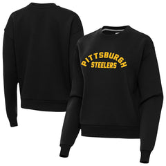 Pittsburgh Steelers Antigua Women's Victory Sweatshirt - Black Sweatshirts