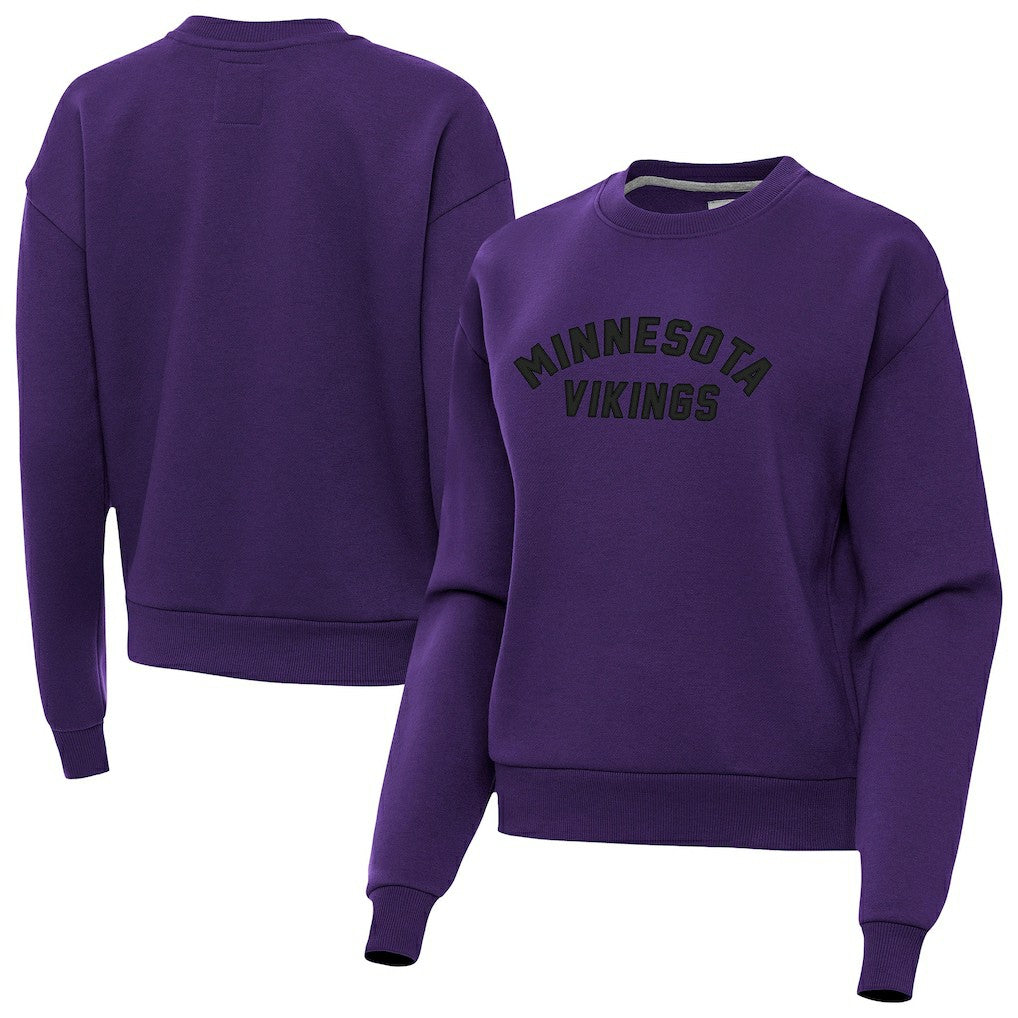 Minnesota Vikings Antigua Women's Victory Sweatshirt - Purple Sweatshirts
