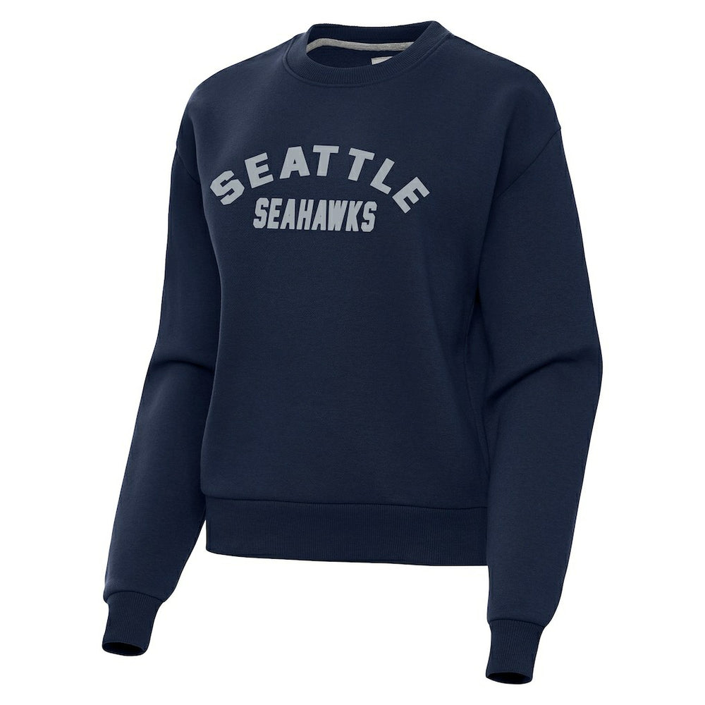 Seattle Seahawks Antigua Women's Victory Sweatshirt - Navy Sweatshirts