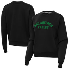 Philadelphia Eagles Antigua Women's Victory Sweatshirt - Black Sweatshirts