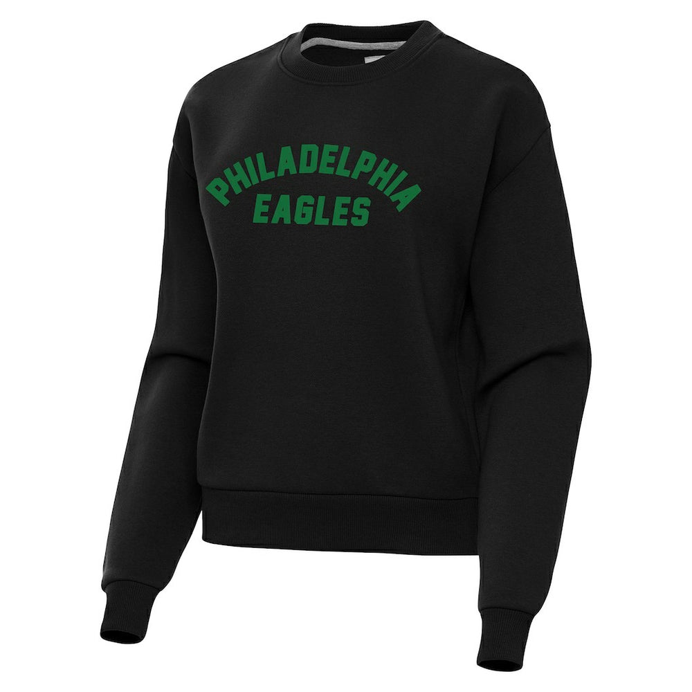 Philadelphia Eagles Antigua Women's Victory Sweatshirt - Black Sweatshirts