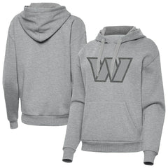 Washington Commanders Antigua Women's Victory Hoodie - Heather Gray Hoodies