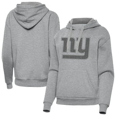 New York Giants Antigua Women's Victory Hoodie - Heather Gray Hoodies