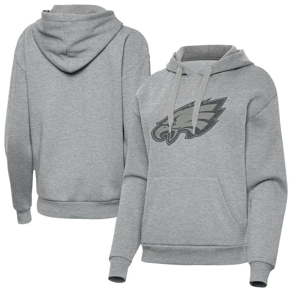 Philadelphia Eagles Antigua Women's Victory Hoodie - Heather Gray Hoodies