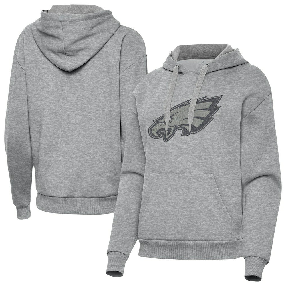 Philadelphia Eagles Antigua Women's Victory Hoodie - Heather Gray Hoodies