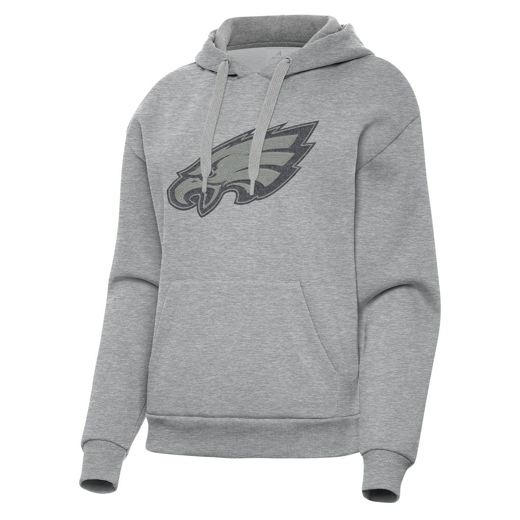 Philadelphia Eagles Antigua Women's Victory Hoodie - Heather Gray Hoodies