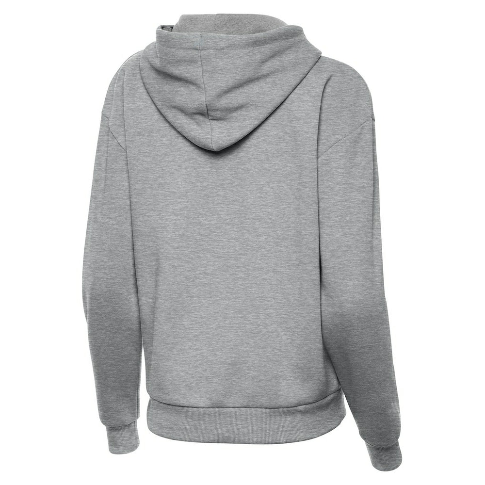San Francisco 49ers Antigua Women's Victory Hoodie - Heather Gray Hoodies