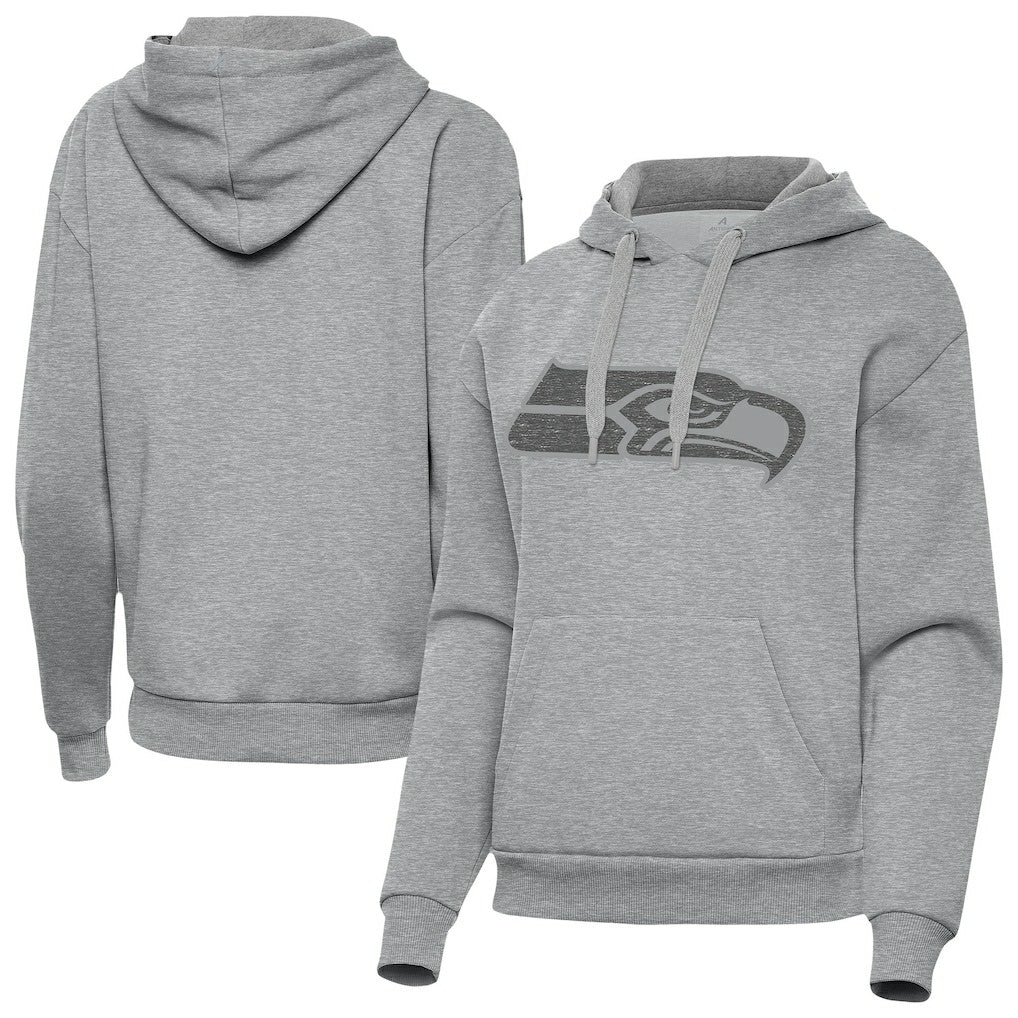 Seattle Seahawks Antigua Women's Victory Hoodie - Heather Gray Hoodies