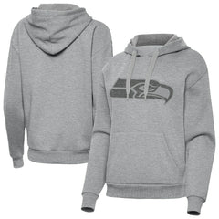 Seattle Seahawks Antigua Women's Victory Hoodie - Heather Gray Hoodies