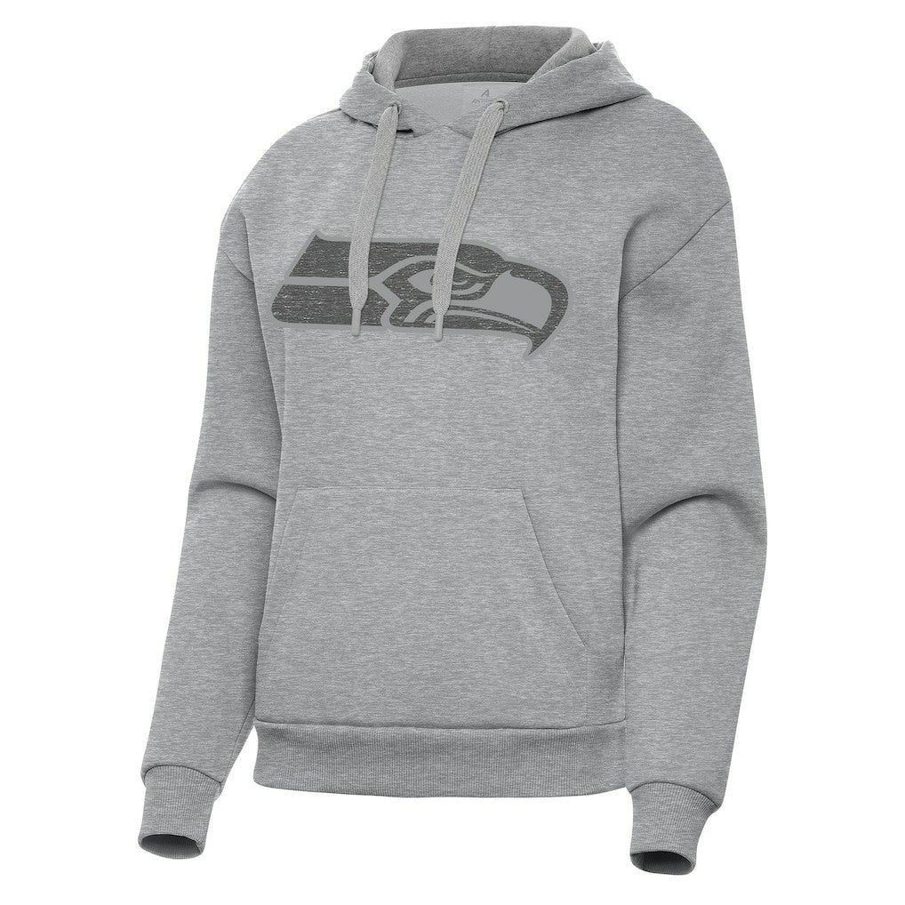 Seattle Seahawks Antigua Women's Victory Hoodie - Heather Gray Hoodies