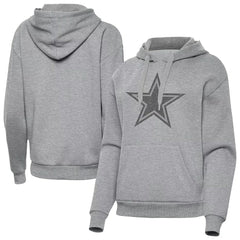 Dallas Cowboys Antigua Women's Victory Hoodie - Heather Gray Hoodies