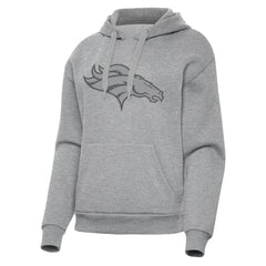 Denver Broncos Antigua Women's Victory Hoodie - Heather Gray Hoodies