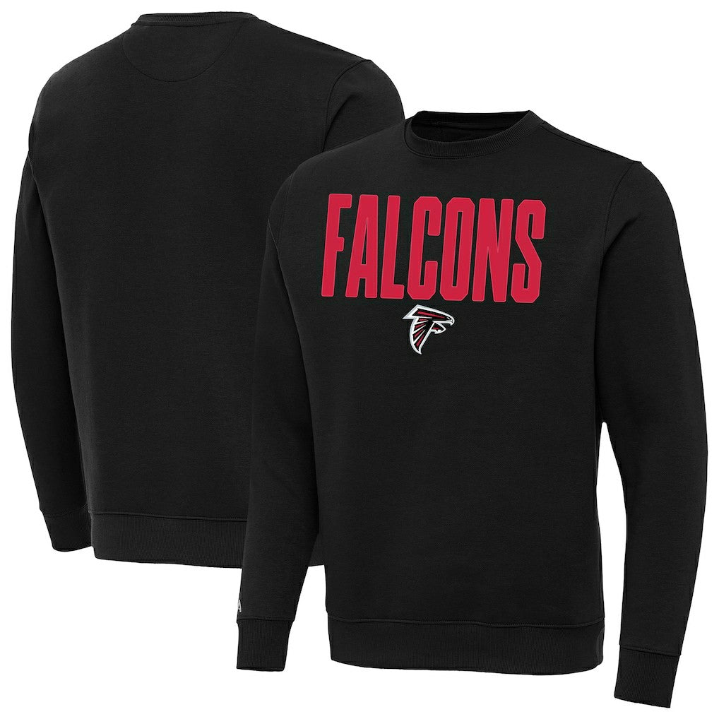 Atlanta Falcons Antigua Victory Sweatshirt - Black Sweatshirts