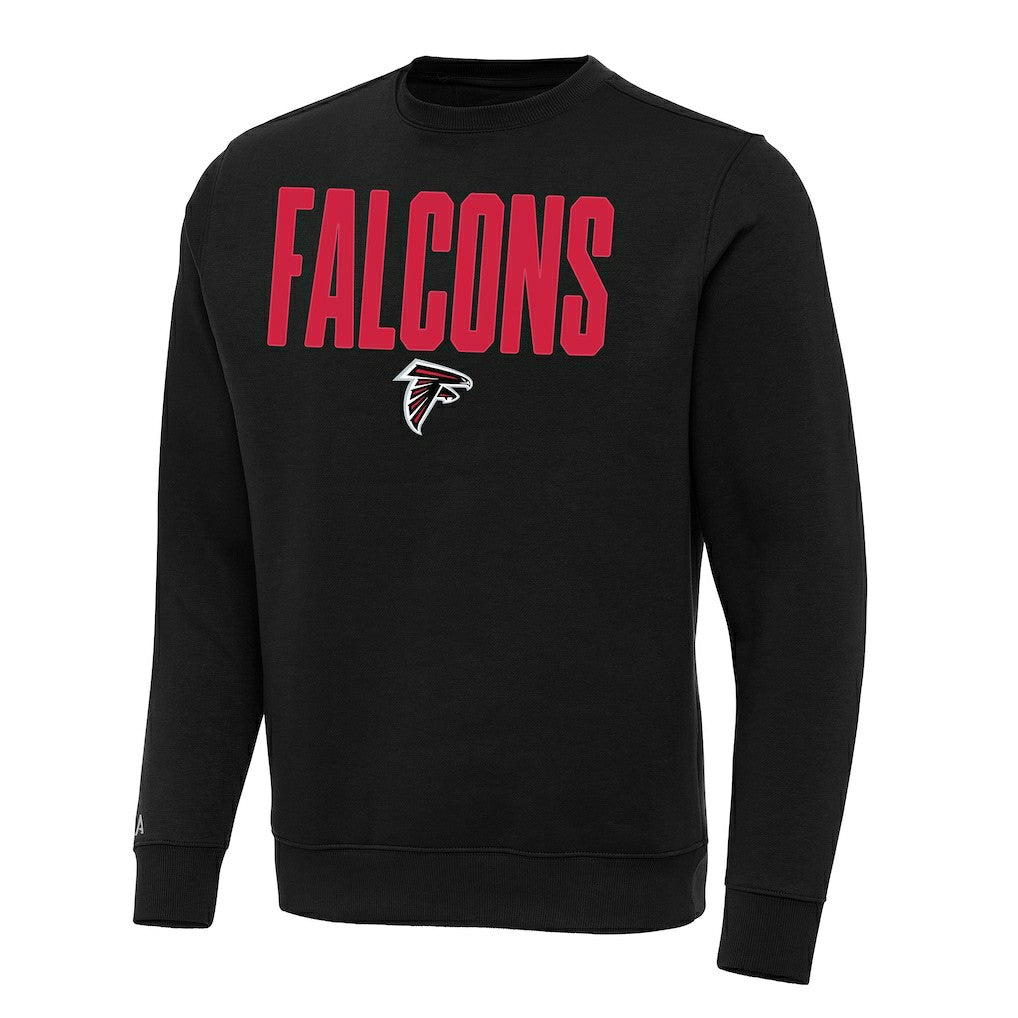 Atlanta Falcons Antigua Victory Sweatshirt - Black Sweatshirts
