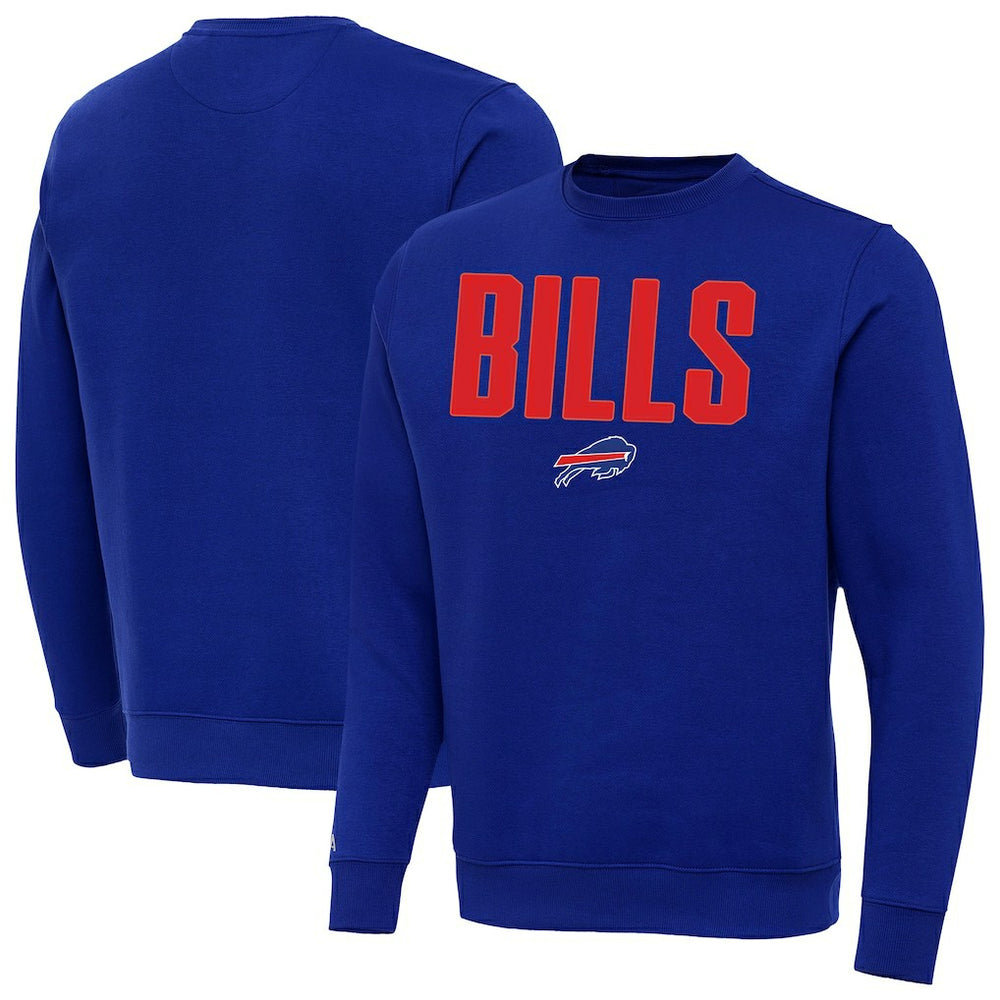 Buffalo Bills Antigua Victory Sweatshirt - Royal Sweatshirts