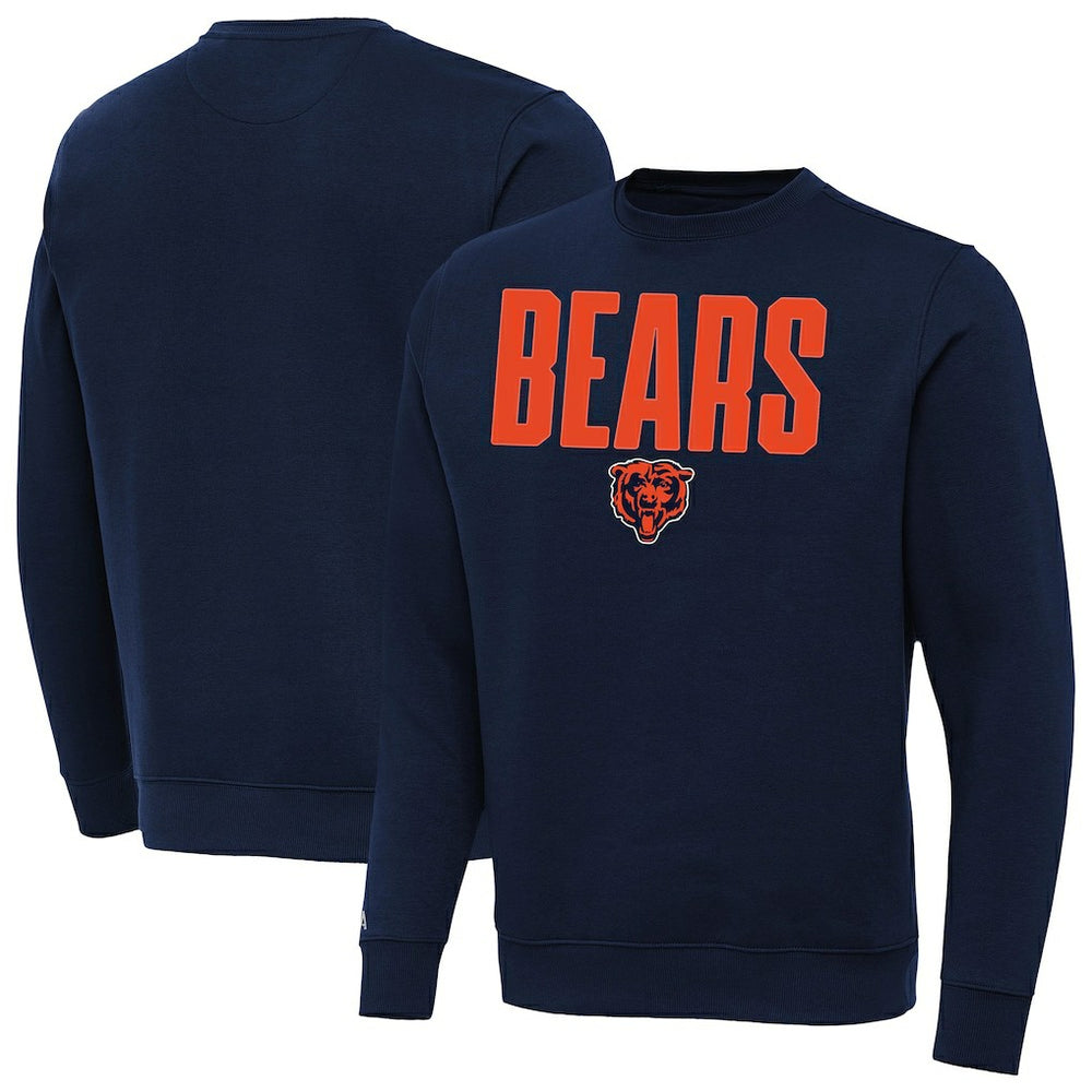 Chicago Bears Antigua Victory Sweatshirt - Navy Sweatshirts