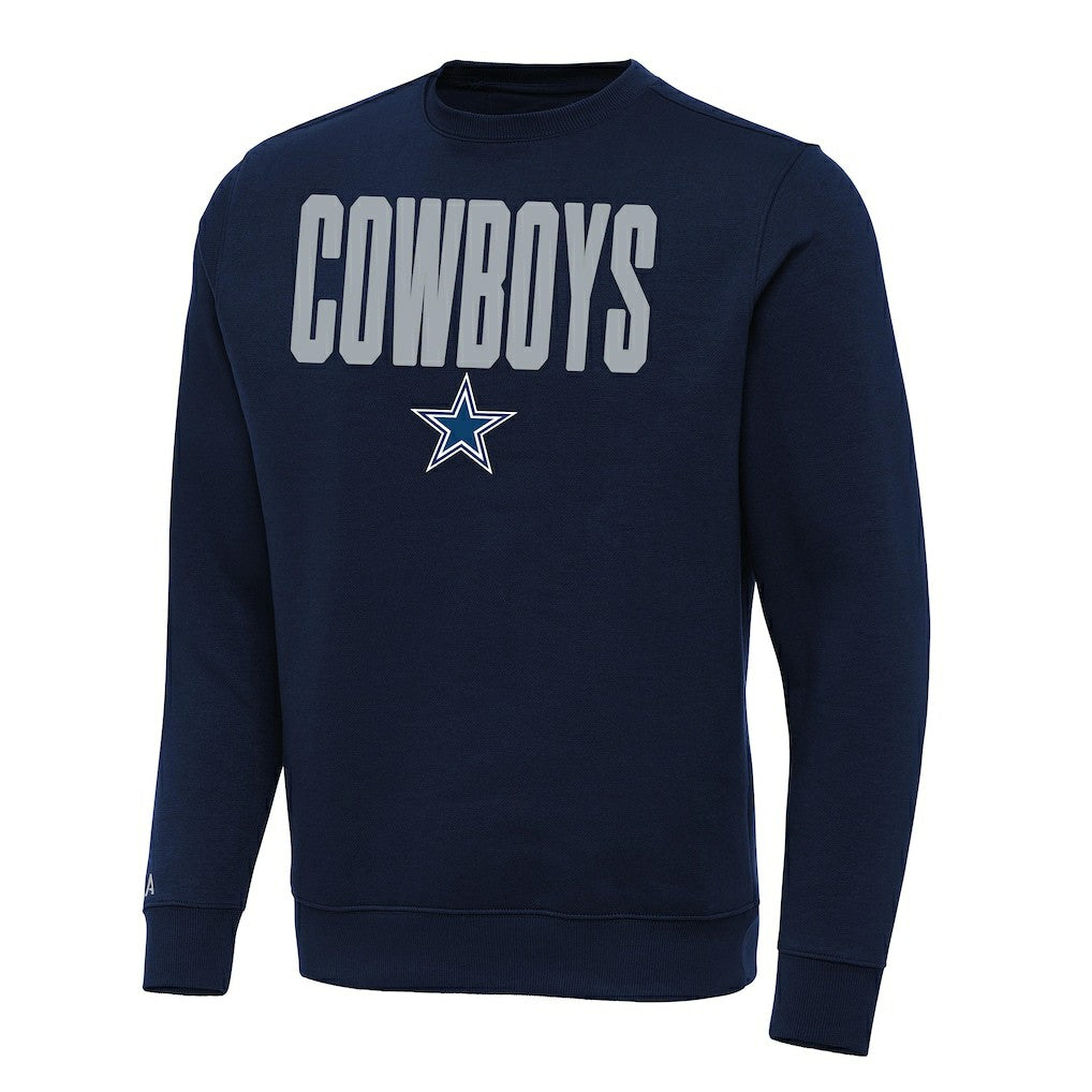 Dallas Cowboys Antigua Victory Sweatshirt - Navy Sweatshirts