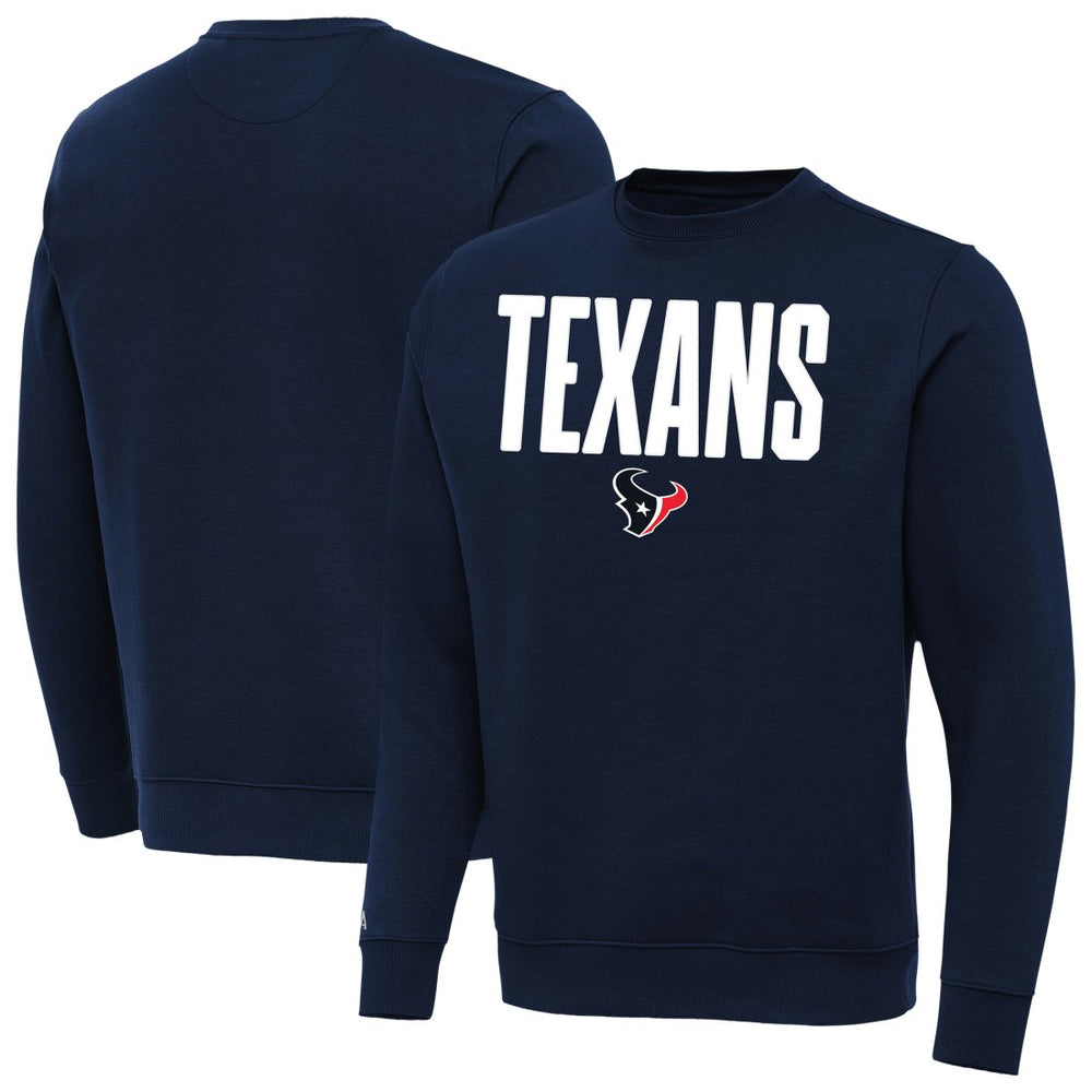 Houston Texans Antigua Victory Sweatshirt - Navy Sweatshirts