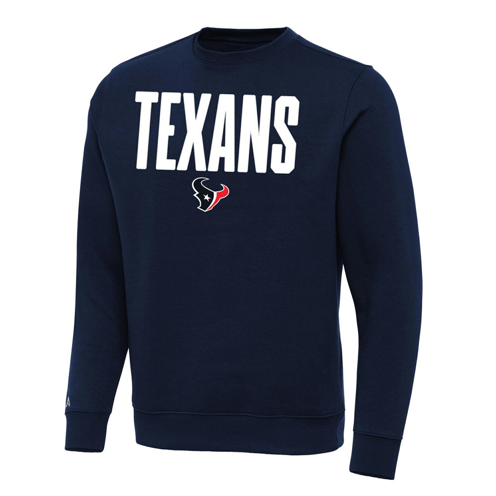 Houston Texans Antigua Victory Sweatshirt - Navy Sweatshirts