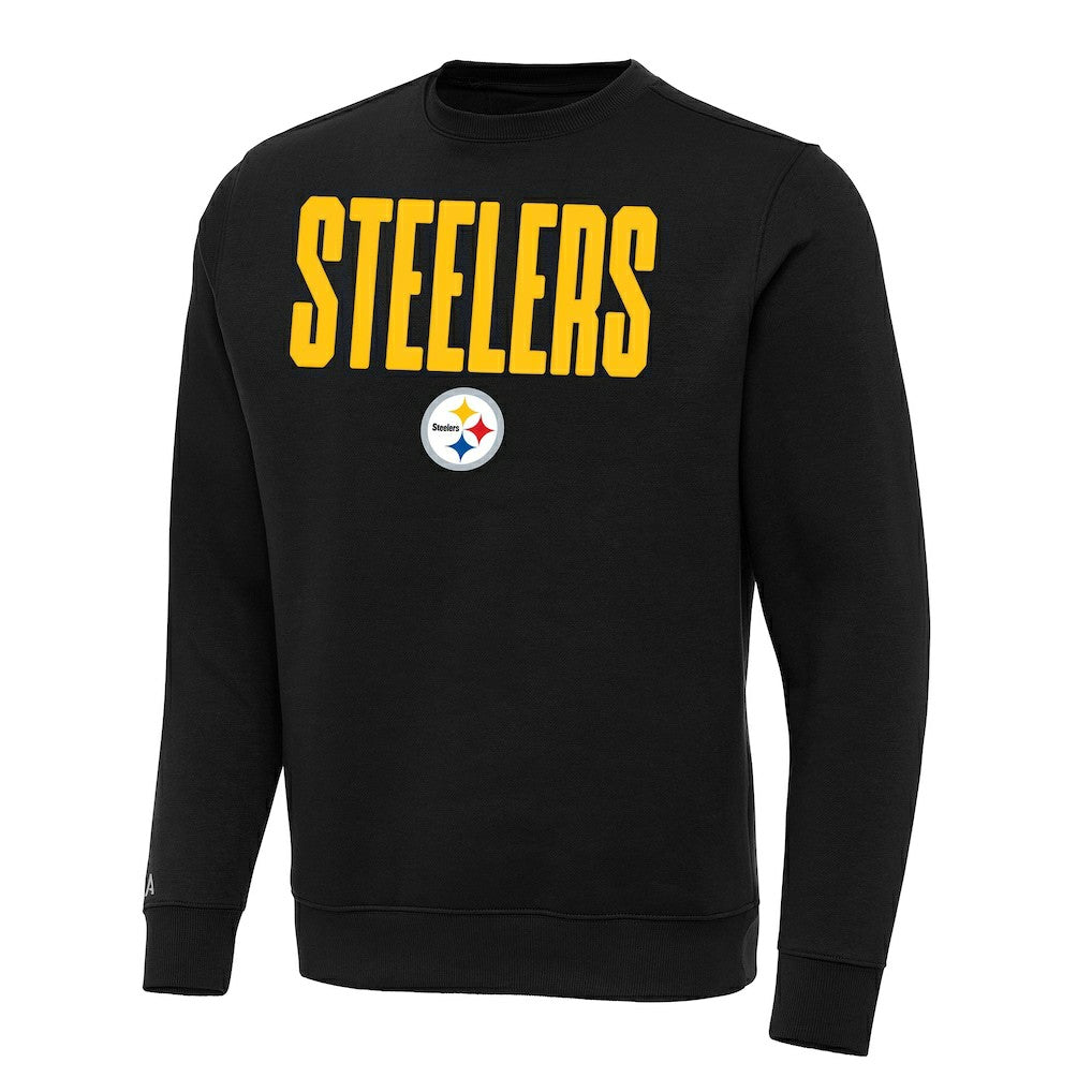 Pittsburgh Steelers Antigua Victory Sweatshirt - Black Sweatshirts