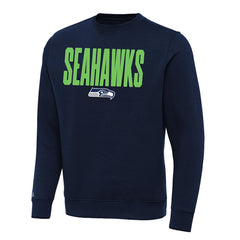 Seattle Seahawks Antigua Victory Sweatshirt - Navy Sweatshirts