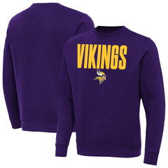 Minnesota Vikings Antigua Victory Sweatshirt - Purple Sweatshirts