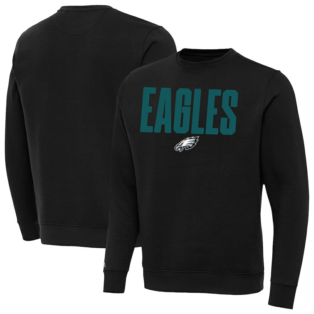 Philadelphia Eagles Antigua Victory Sweatshirt - Black Sweatshirts