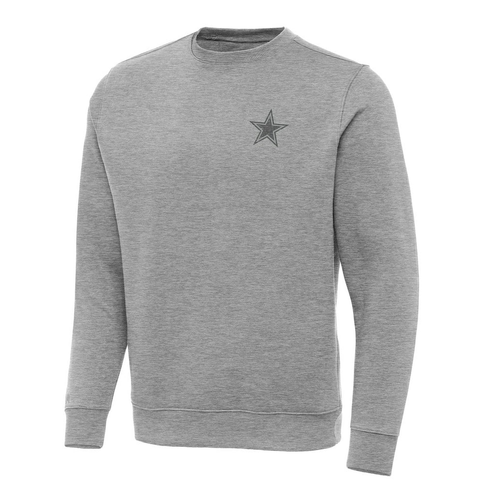 Dallas Cowboys Antigua Victory Sweatshirt - Heather Gray Sweatshirts
