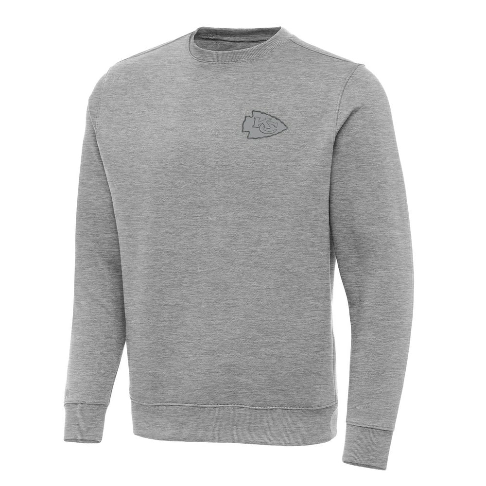 Kansas City Chiefs Antigua Victory Sweatshirt - Heather Gray Sweatshirts
