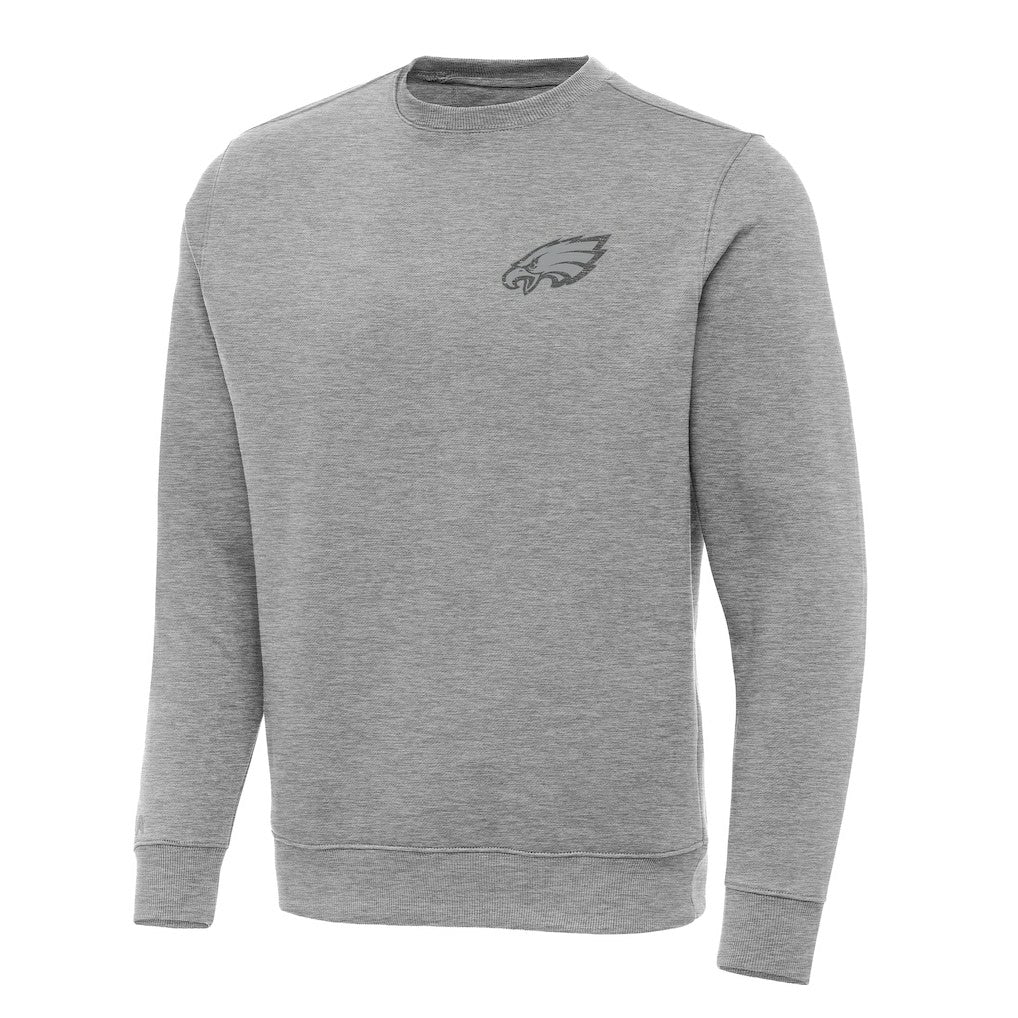 Philadelphia Eagles Antigua Victory Sweatshirt - Heather Gray Sweatshirts