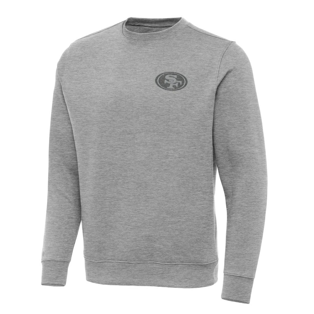 San Francisco 49ers Antigua Victory Sweatshirt - Heather Gray Sweatshirts