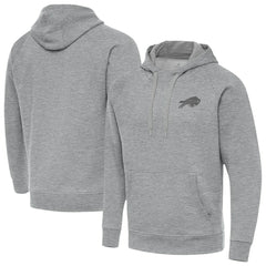 Buffalo Bills Antigua Victory Hoodie - Heather Gray Hoodies