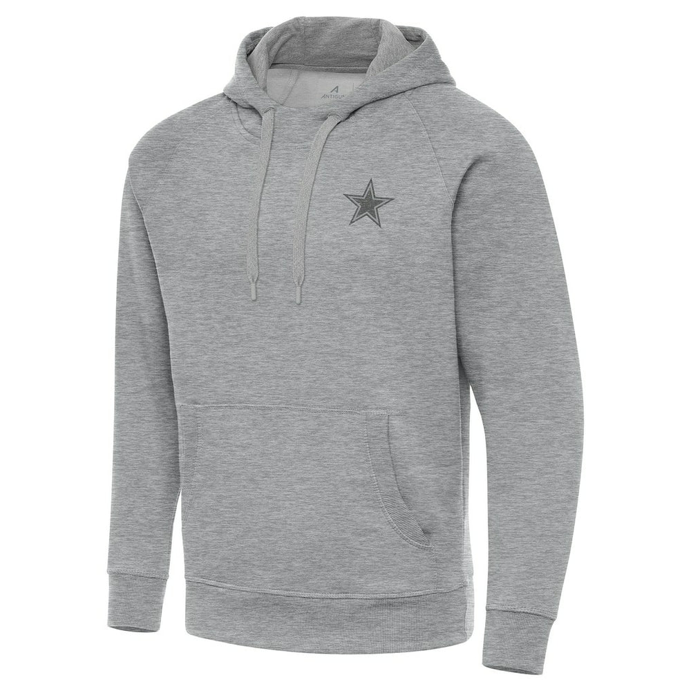 Dallas Cowboys Antigua Victory Hoodie - Heather Gray Hoodies
