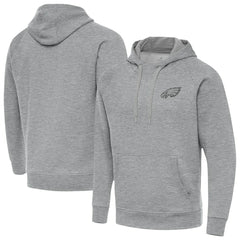 Philadelphia Eagles Antigua Victory Hoodie - Heather Gray Hoodies