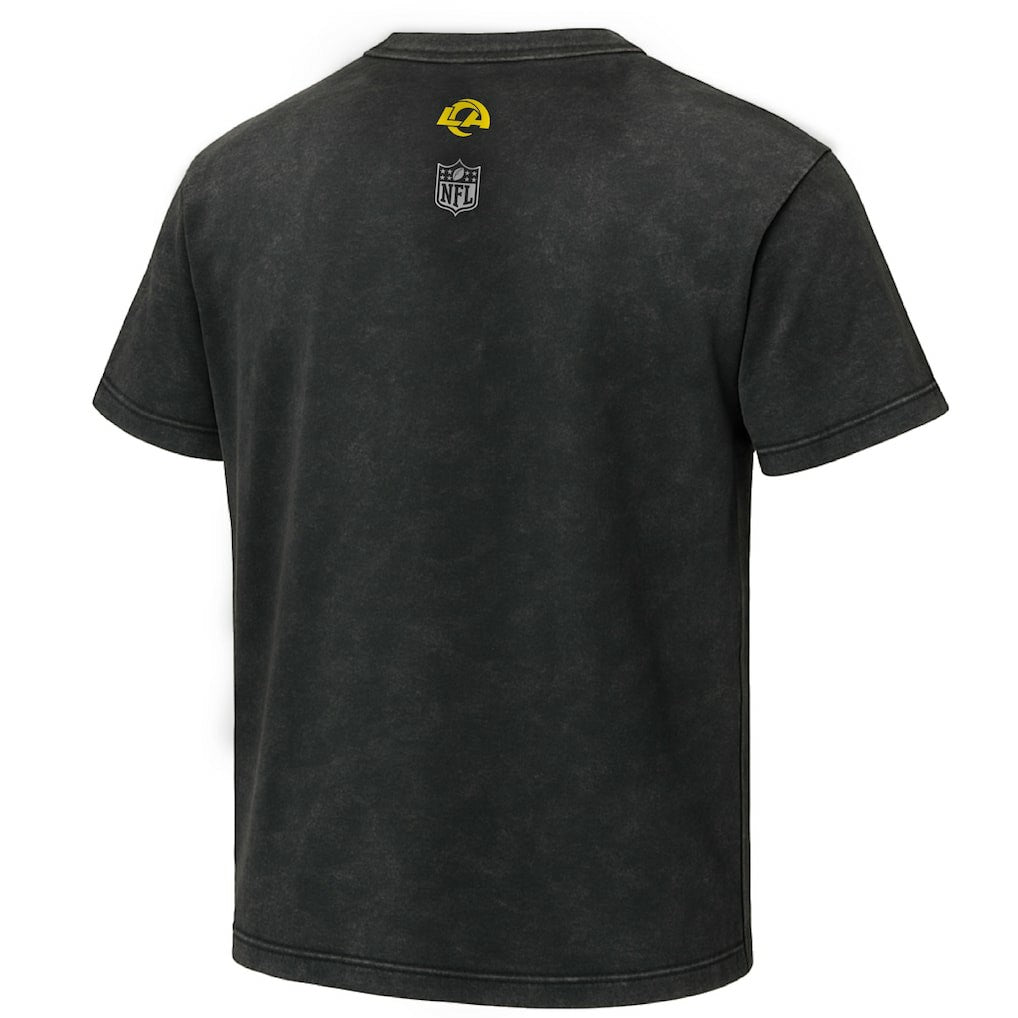 Los Angeles Rams EQUIHUA Retro T-Shirt - Black T-shirts