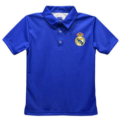 Real Madrid Vive La Fete Youth Solid Polo Royal