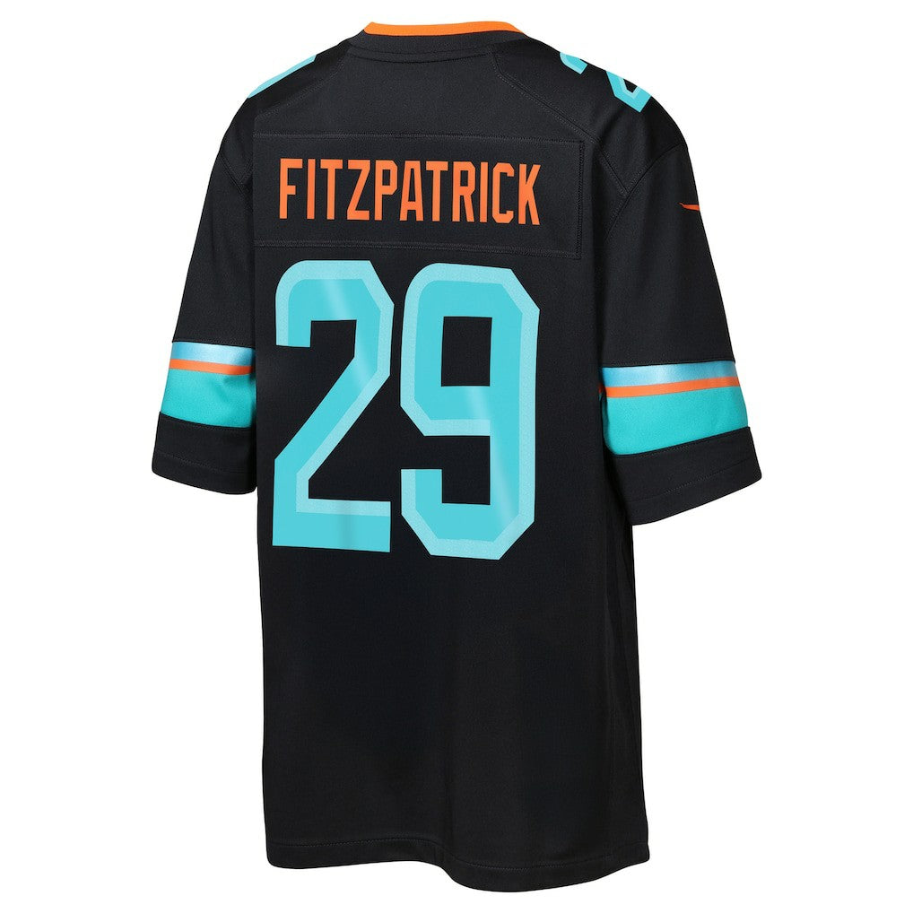 Minkah Fitzpatrick Miami Dolphins Youth 2025 Rivalries Collection Game Jersey - Pitch Blue Jerseys