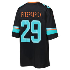 Minkah Fitzpatrick Miami Dolphins Youth 2025 Rivalries Collection Game Jersey - Pitch Blue Jerseys
