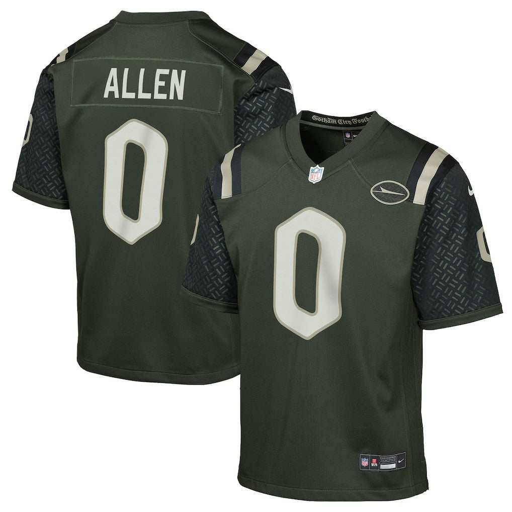 Braelon Allen New York Jets Youth 2025 Rivalries Collection Game Jersey - Gotham Green Jerseys