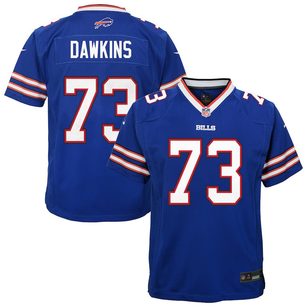 Dion Dawkins Buffalo Bills Youth Team Game Jersey - Royal Jerseys