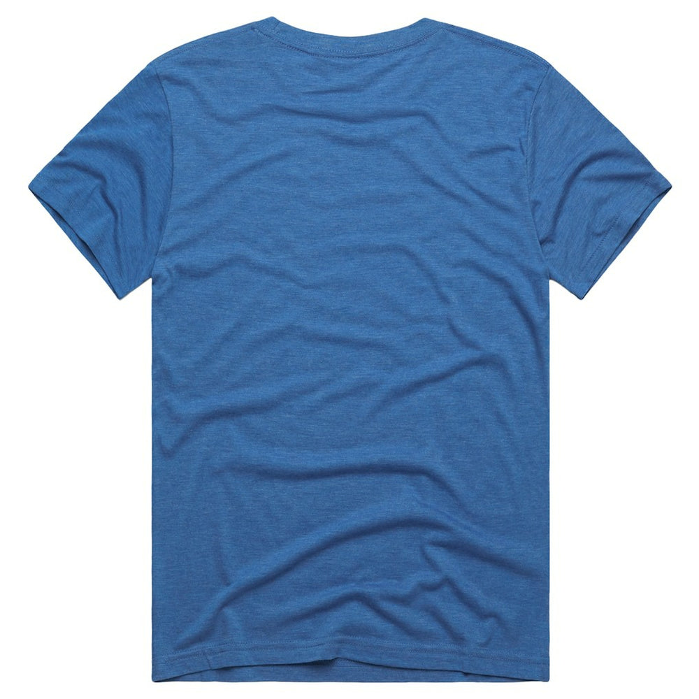 Lawrence Taylor New York Giants Homage Unisex Retired Player Classic Caricature Tri-Blend T-Shirt - Royal T-shirts