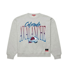 Colorado Avalanche Mitchell & Ness Women's Hockey Night Sweatshirt - Heather Gray | US 203403321