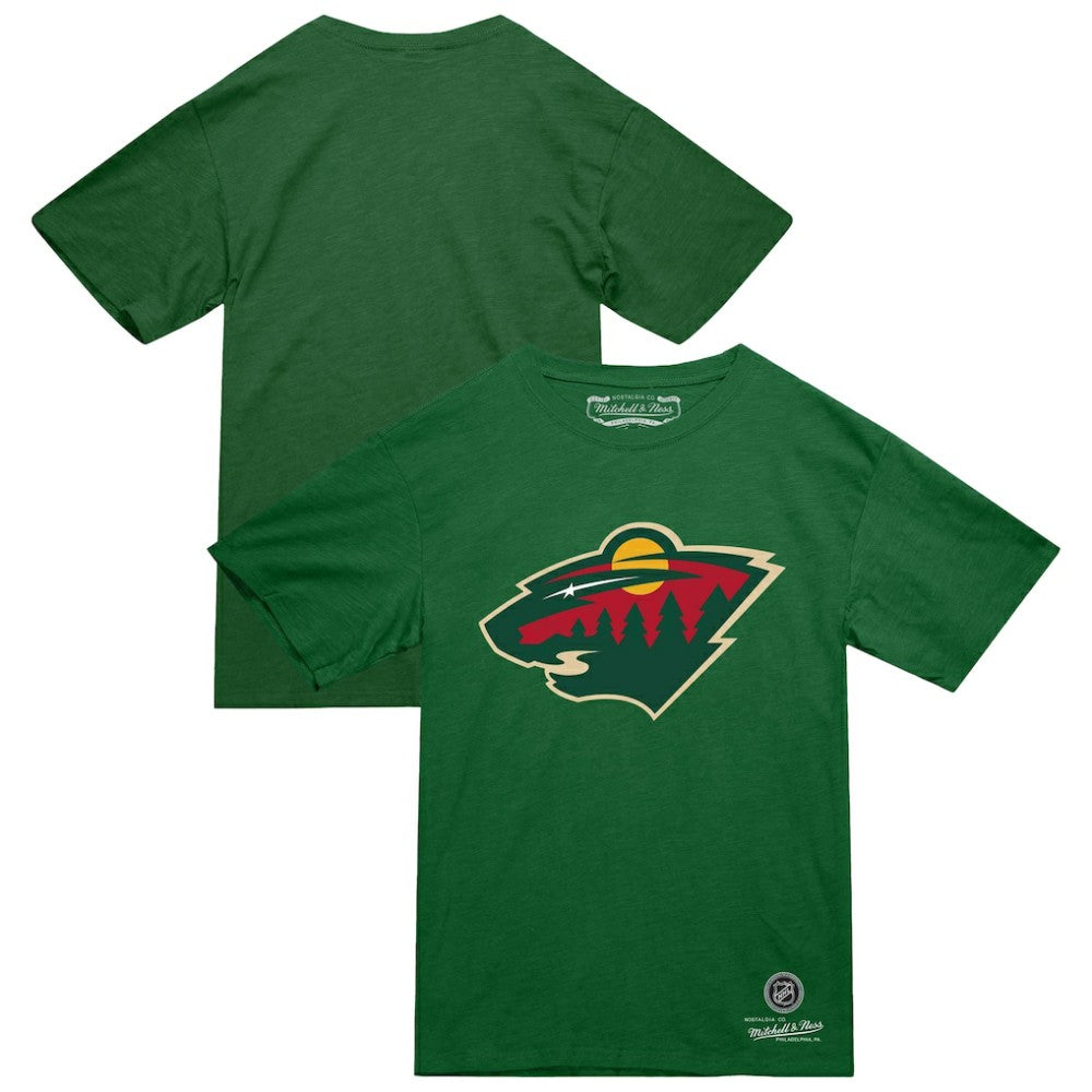 Minnesota Wild Mitchell & Ness Heritage T-Shirt - Green | US 203403330
