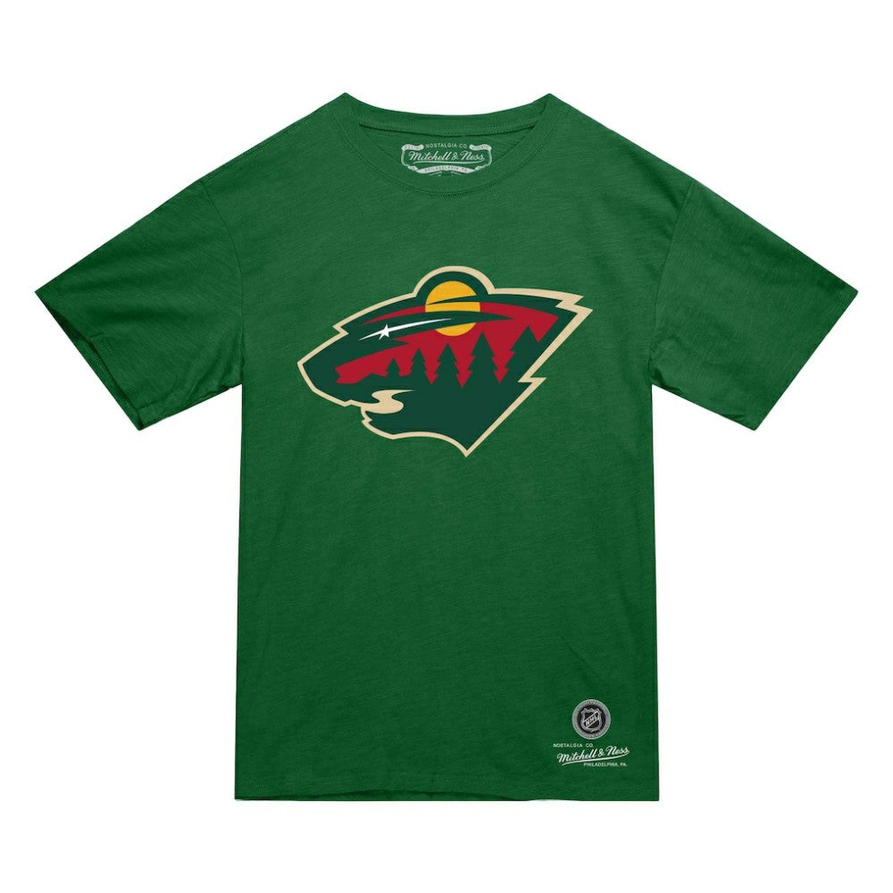 Minnesota Wild Mitchell & Ness Heritage T-Shirt - Green | US 203403330