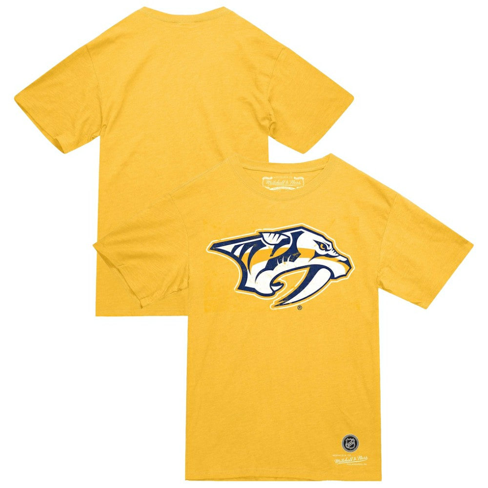 Nashville Predators Mitchell & Ness Heritage T-Shirt - Gold | US 203403333