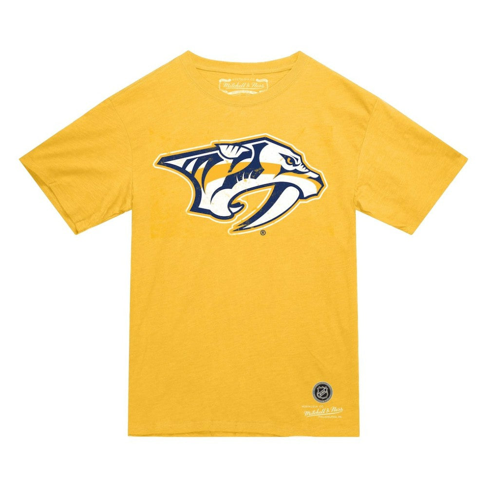 Nashville Predators Mitchell & Ness Heritage T-Shirt - Gold | US 203403333