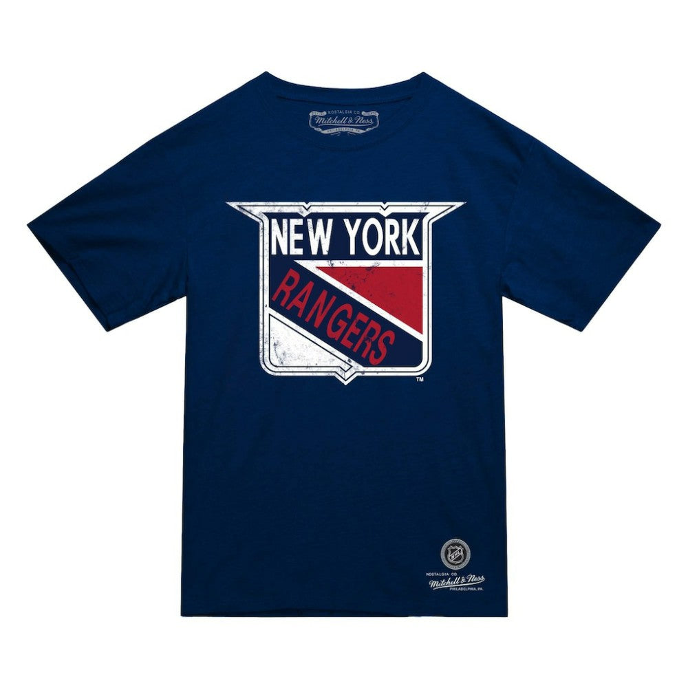 New York Rangers Mitchell & Ness Heritage T-Shirt - Navy | US 203403335