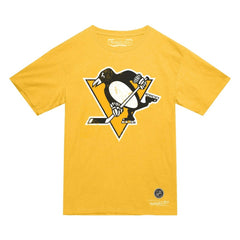 Pittsburgh Penguins Mitchell & Ness Heritage T-Shirt - Gold | US 203403337