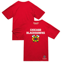Chicago Blackhawks Mitchell & Ness Heritage T-Shirt - Red | US 203403344